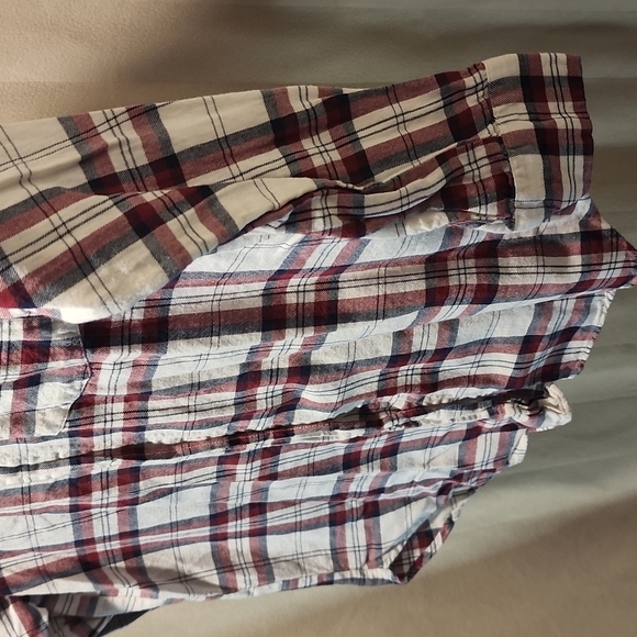 3/$10 H&M Button Down Flannel Shirt Women's 4 Small - Picture 4 of 5